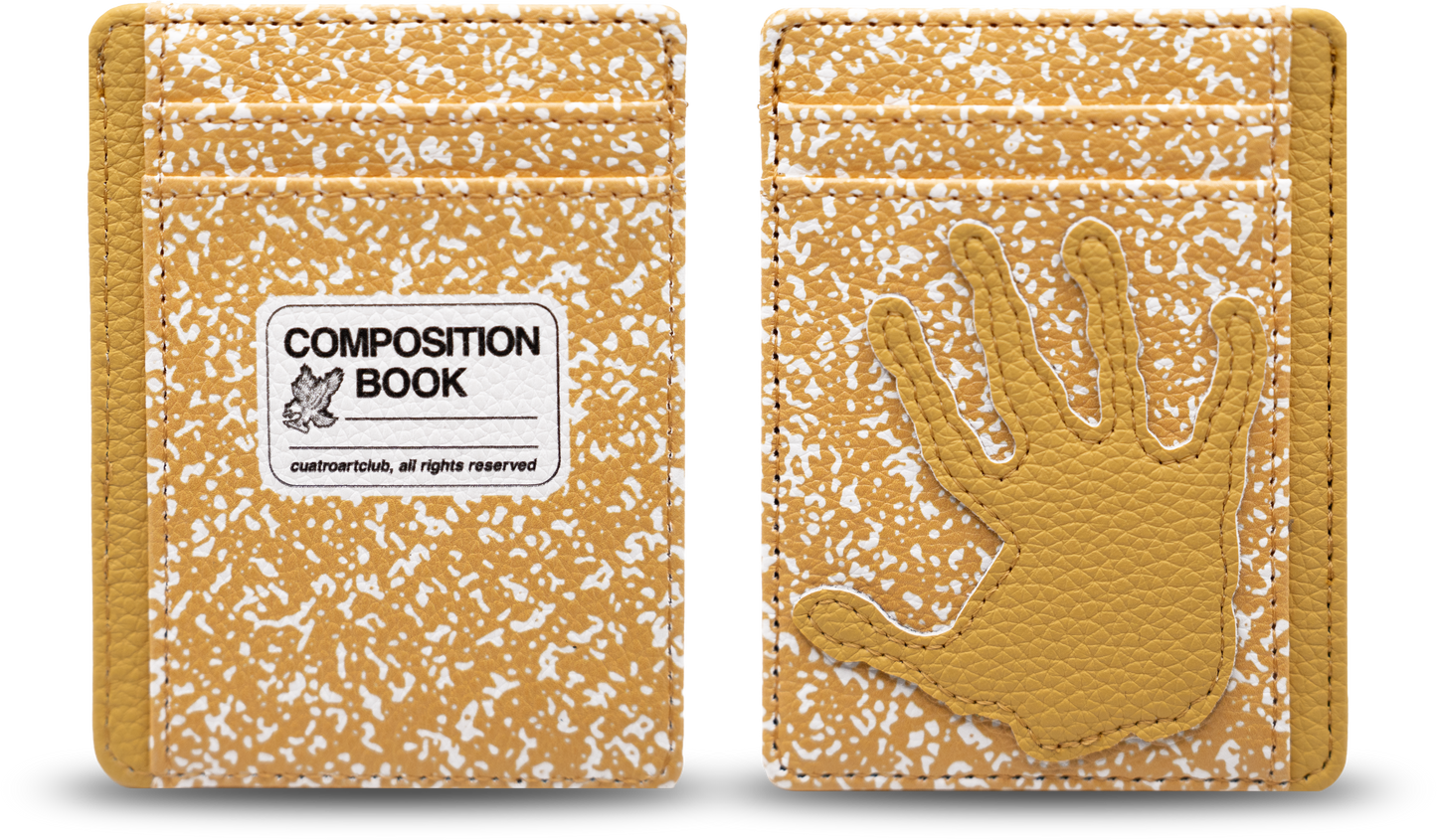 Notebook Card Holder (Mustard Yellow)