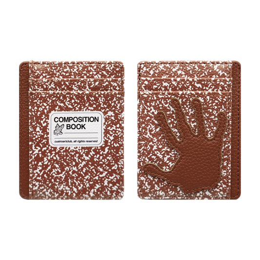 Notebook Card Holder (Burnt Sienna)