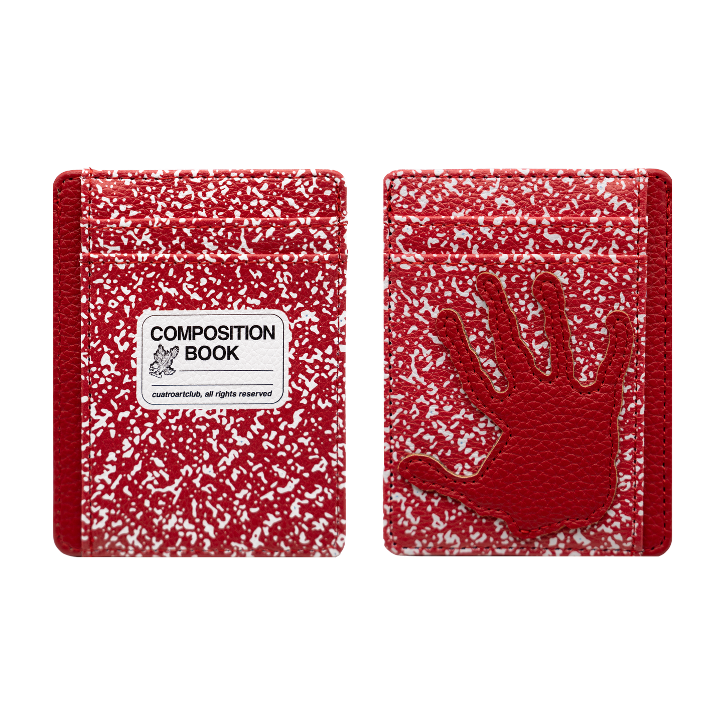 Notebook Card Holder (Ruby Red)
