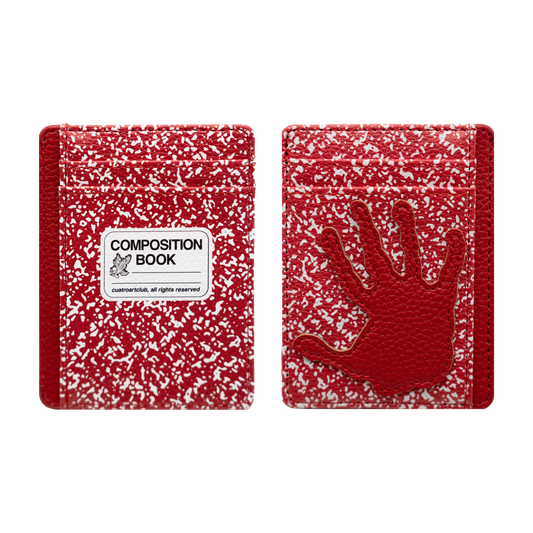 Notebook Card Holder (Ruby Red)