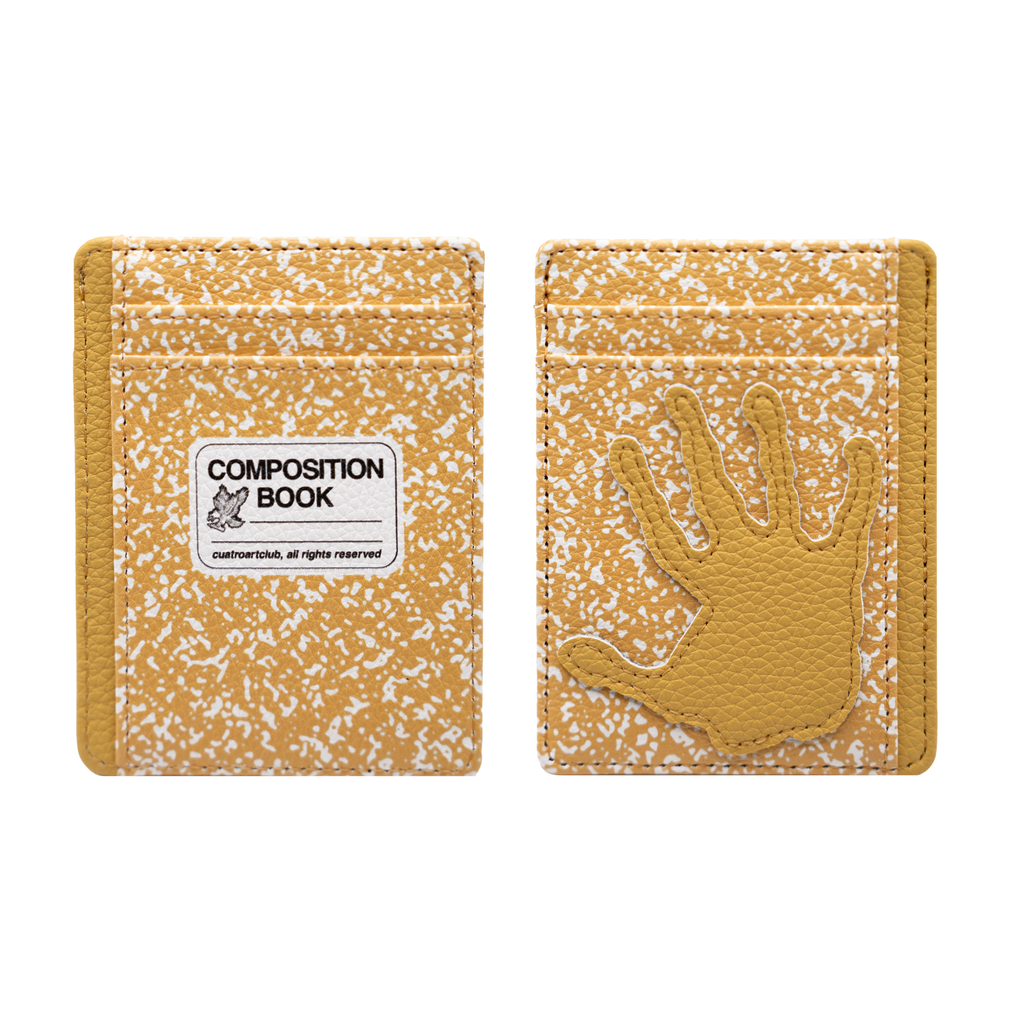 Notebook Card Holder (Mustard Yellow)