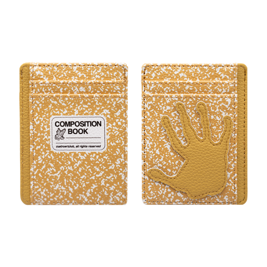 Notebook Card Holder (Mustard Yellow)